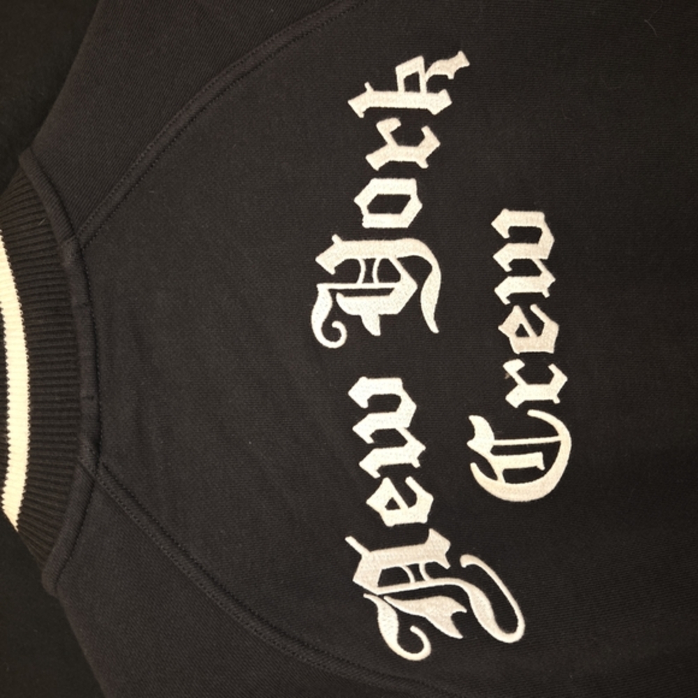 Polo by Ralph Lauren Varsity Bomber Jacket Black and White - Picture 7 of 7